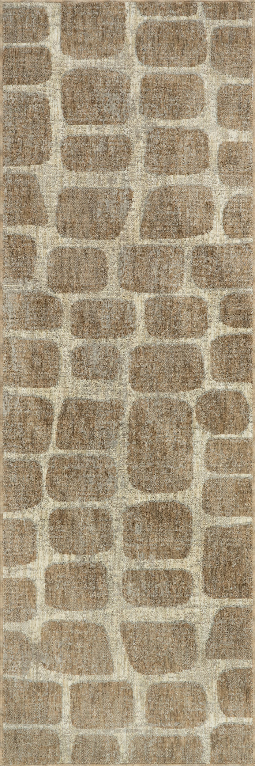 Aadhya Modern Geometric Area Rug | Light Brown