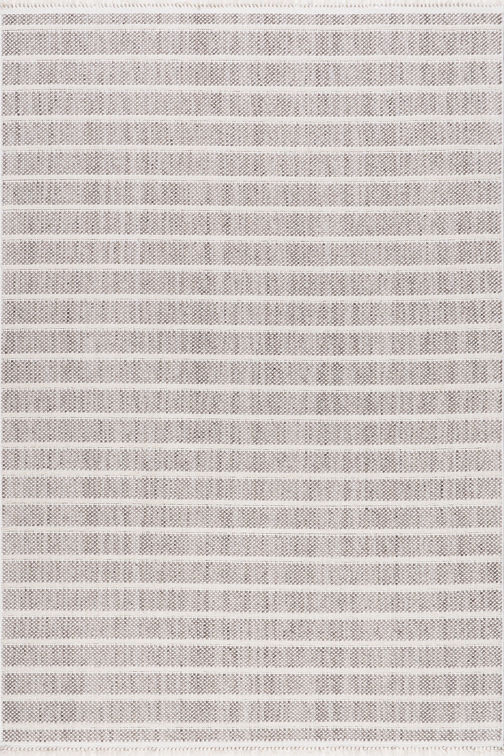 Alison Striped Rug | Ivory