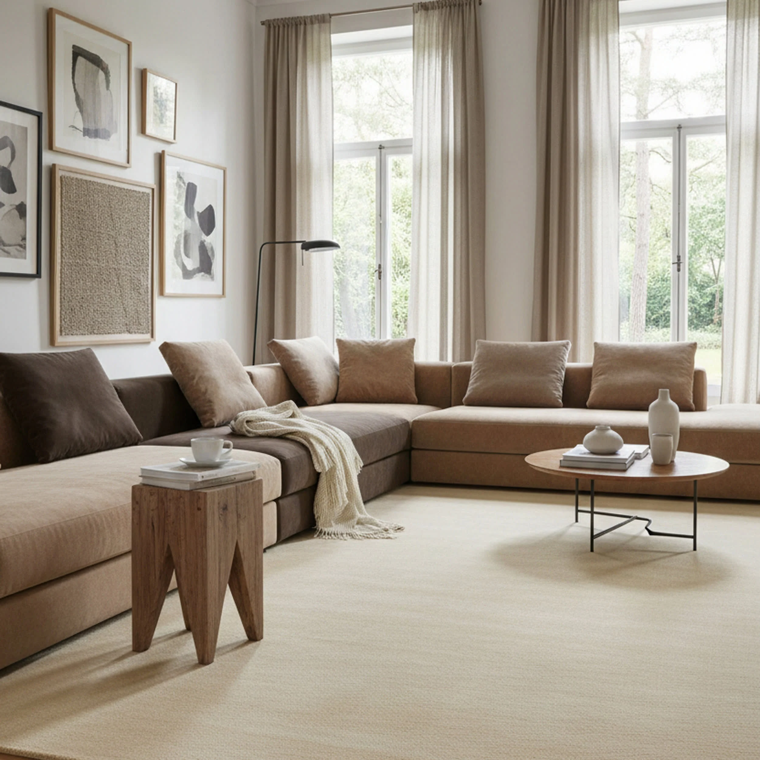 Speckled Wool-Blend Rug | Sand - Image 2