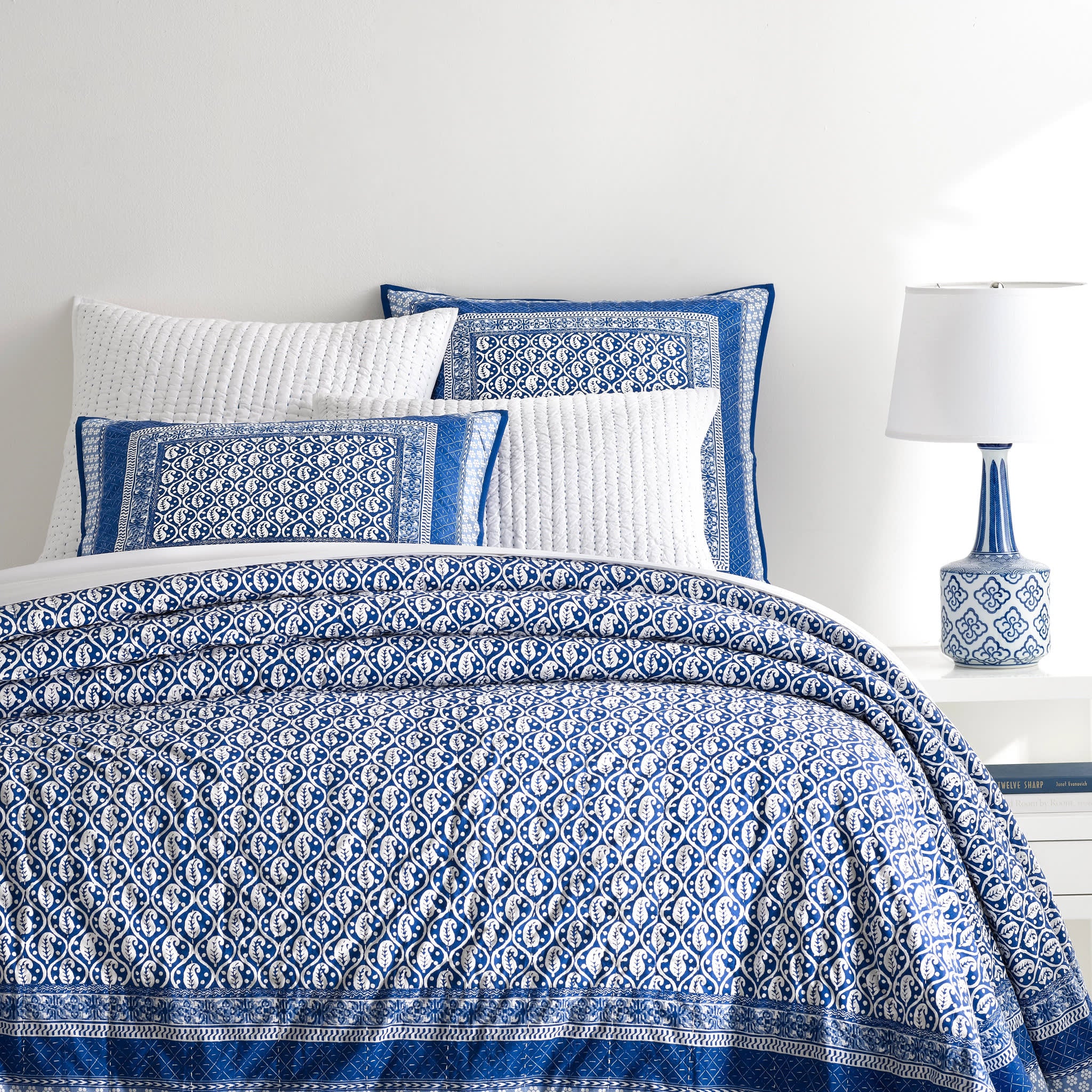 Batik Coverlet | Blue
