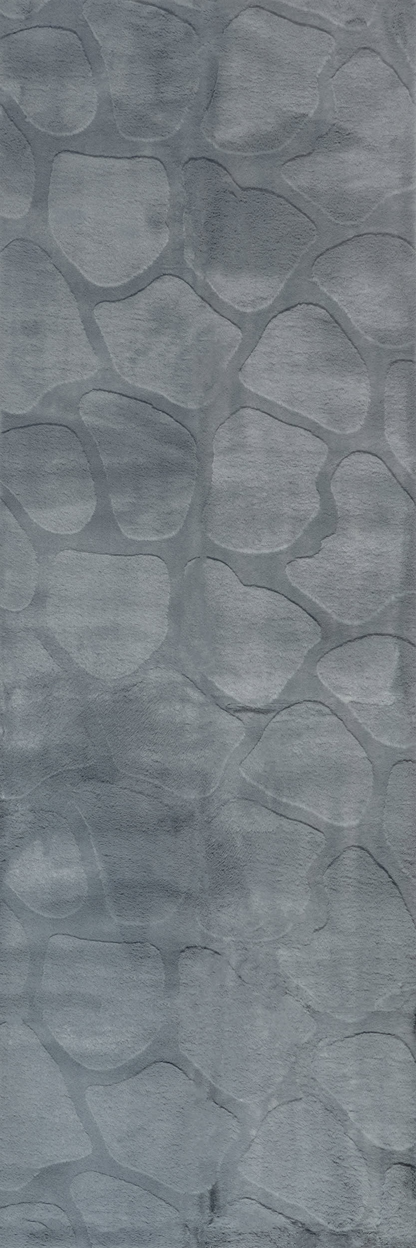 Bertie Pebble Plush Cloud Washable Rug | Grey Blue