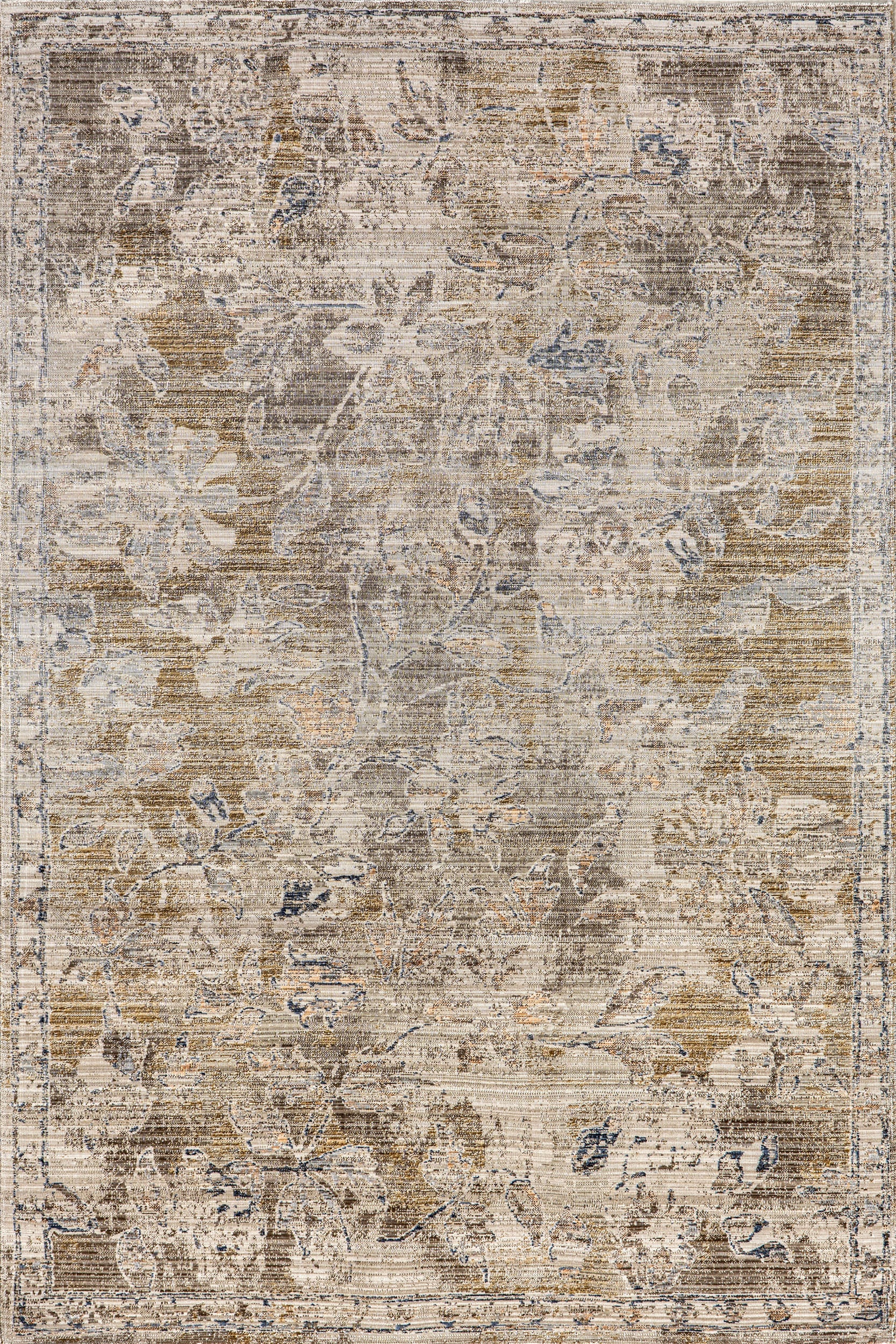 Camile Vintage Washable Indoor/Outdoor Rug | Beige