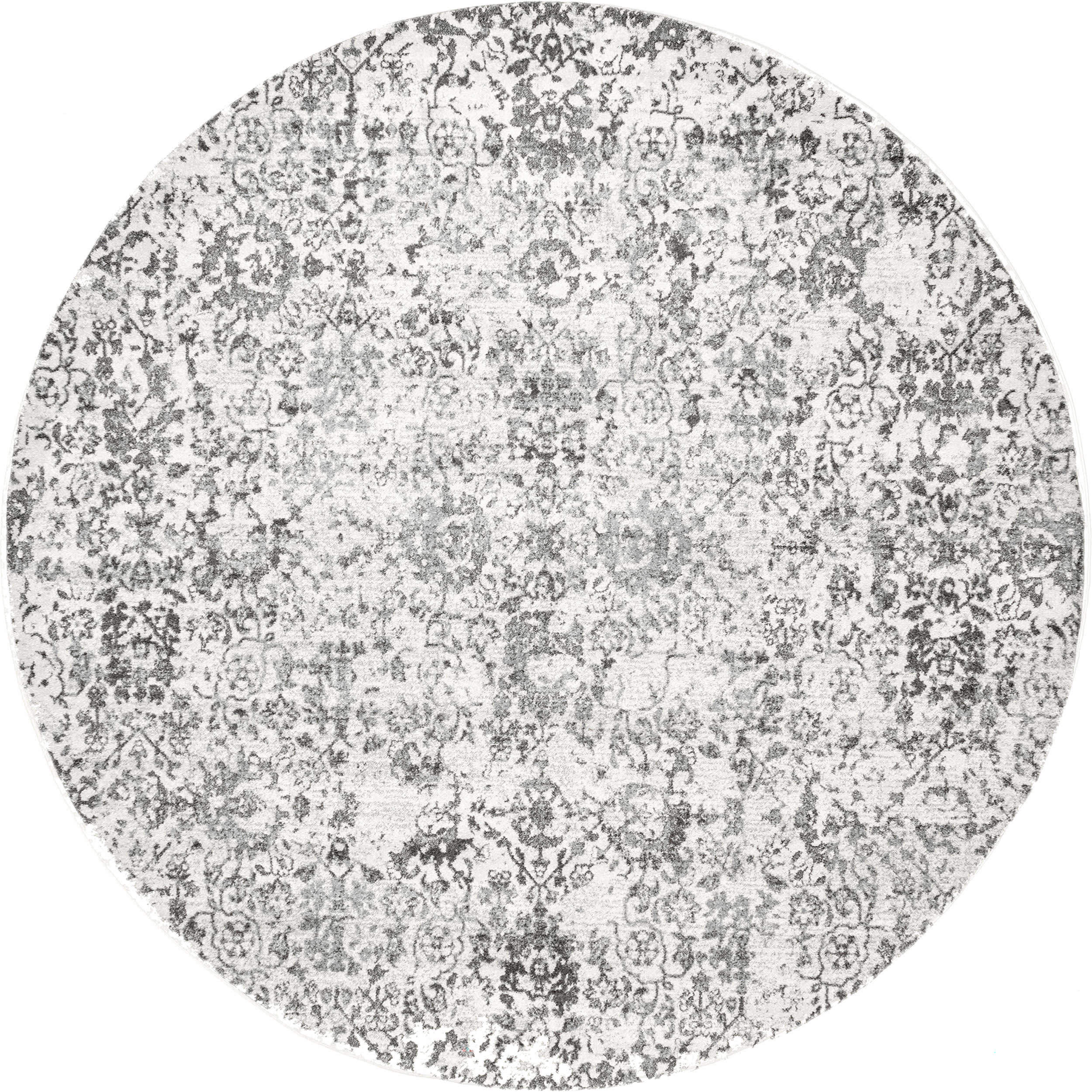 Cardinal Peony Vineyard Rug | Grey