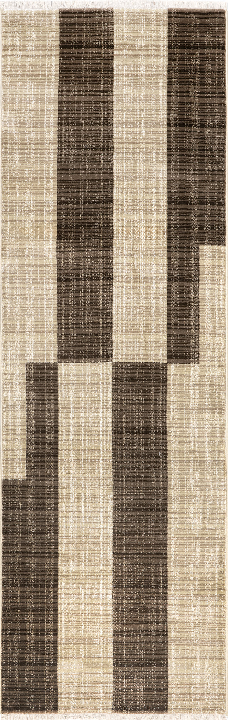 Cedarwood Fringed Rug | Brown