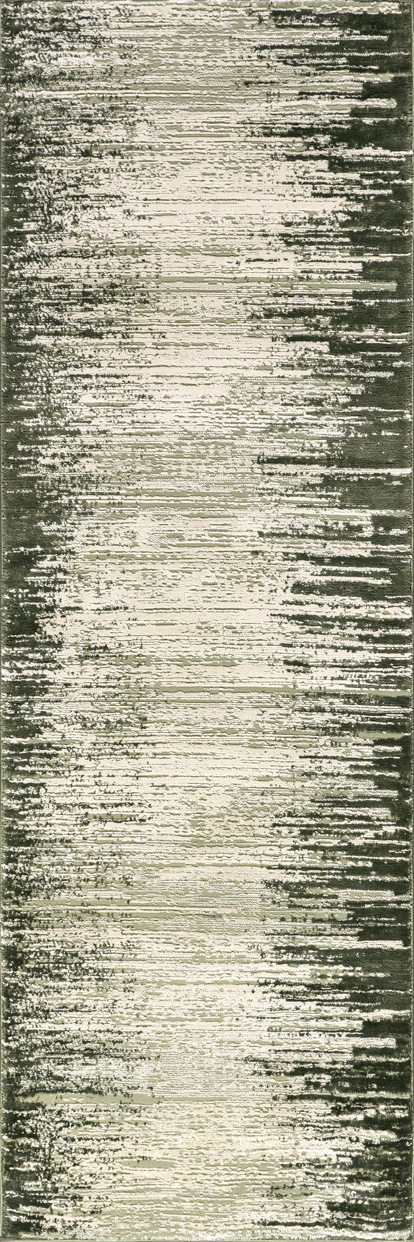 Chitwan Plush Textured Washable Rug | Green