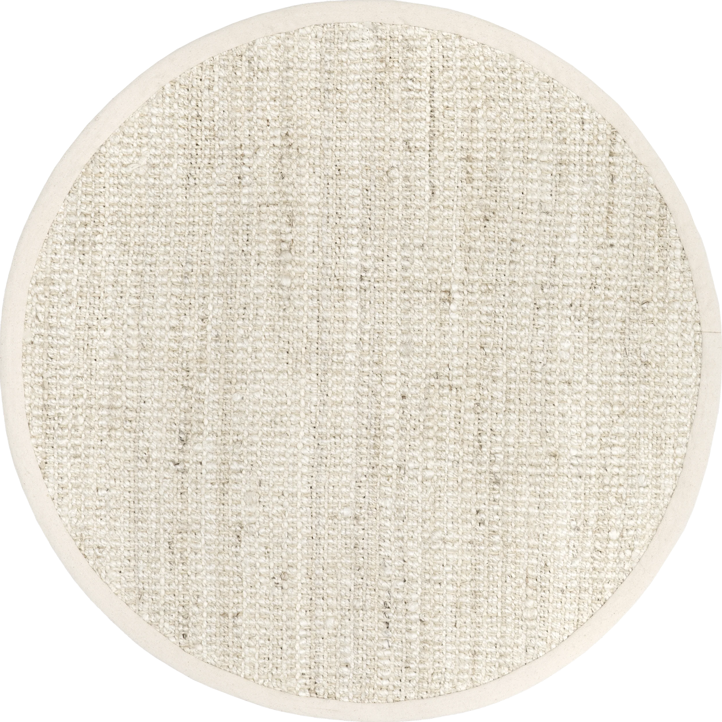 Chunky Jute Tasseled Rug | Off White