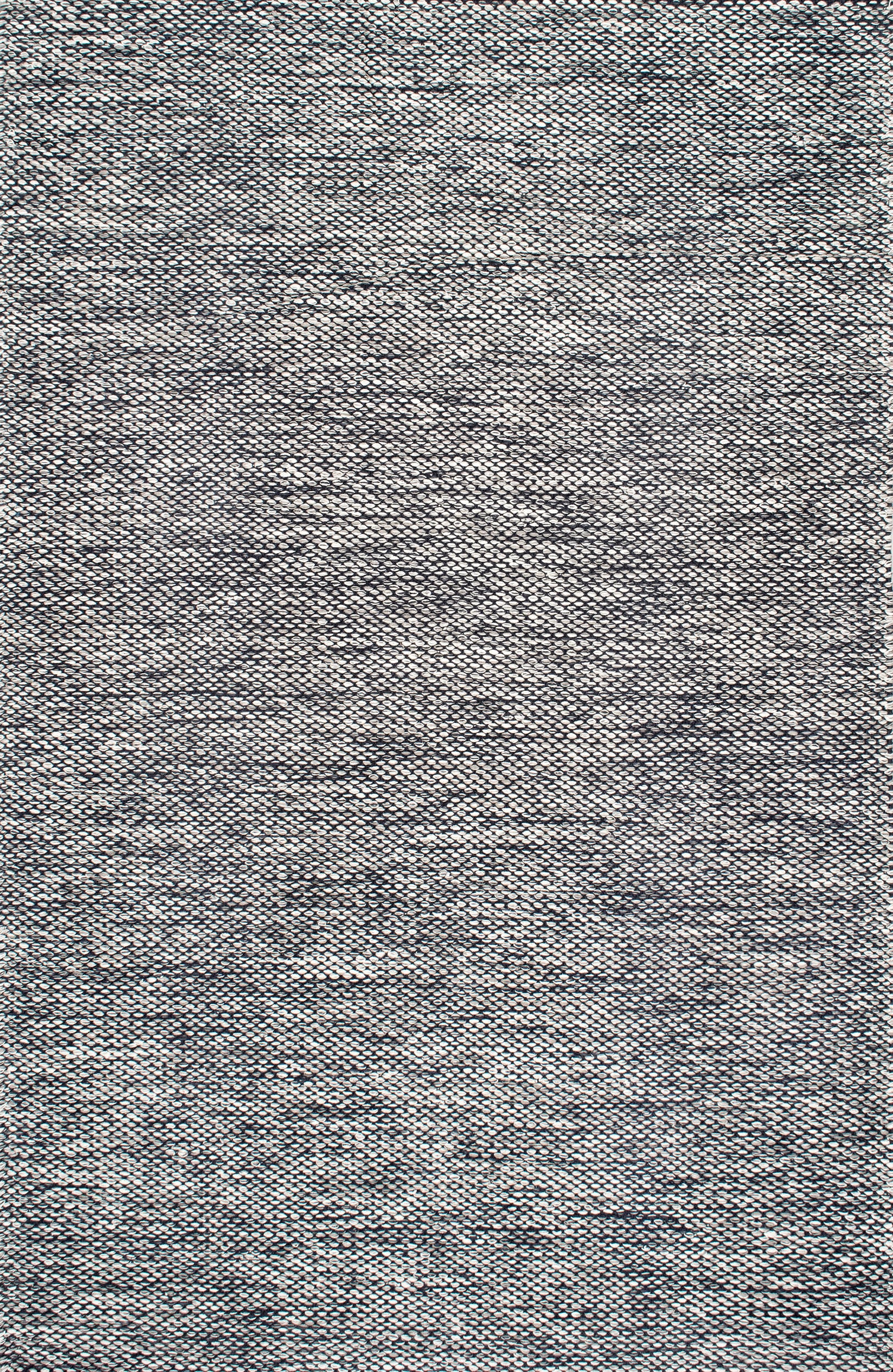 Cotton Solid Flatweave Rug | Grey