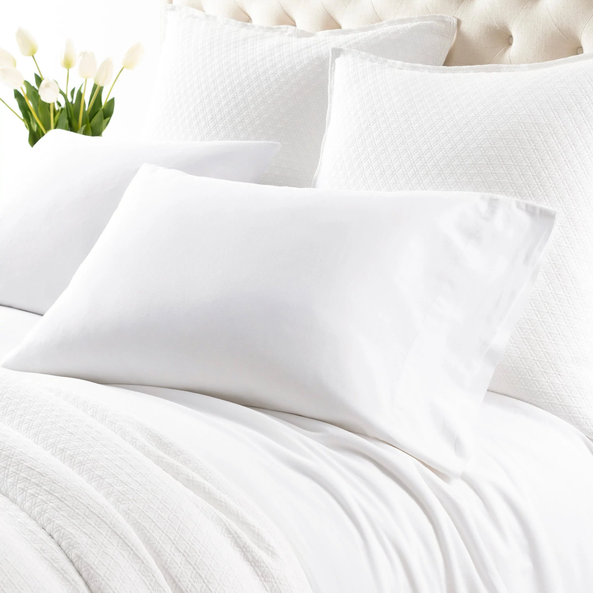 Cozy Cotton Pillowcases | White