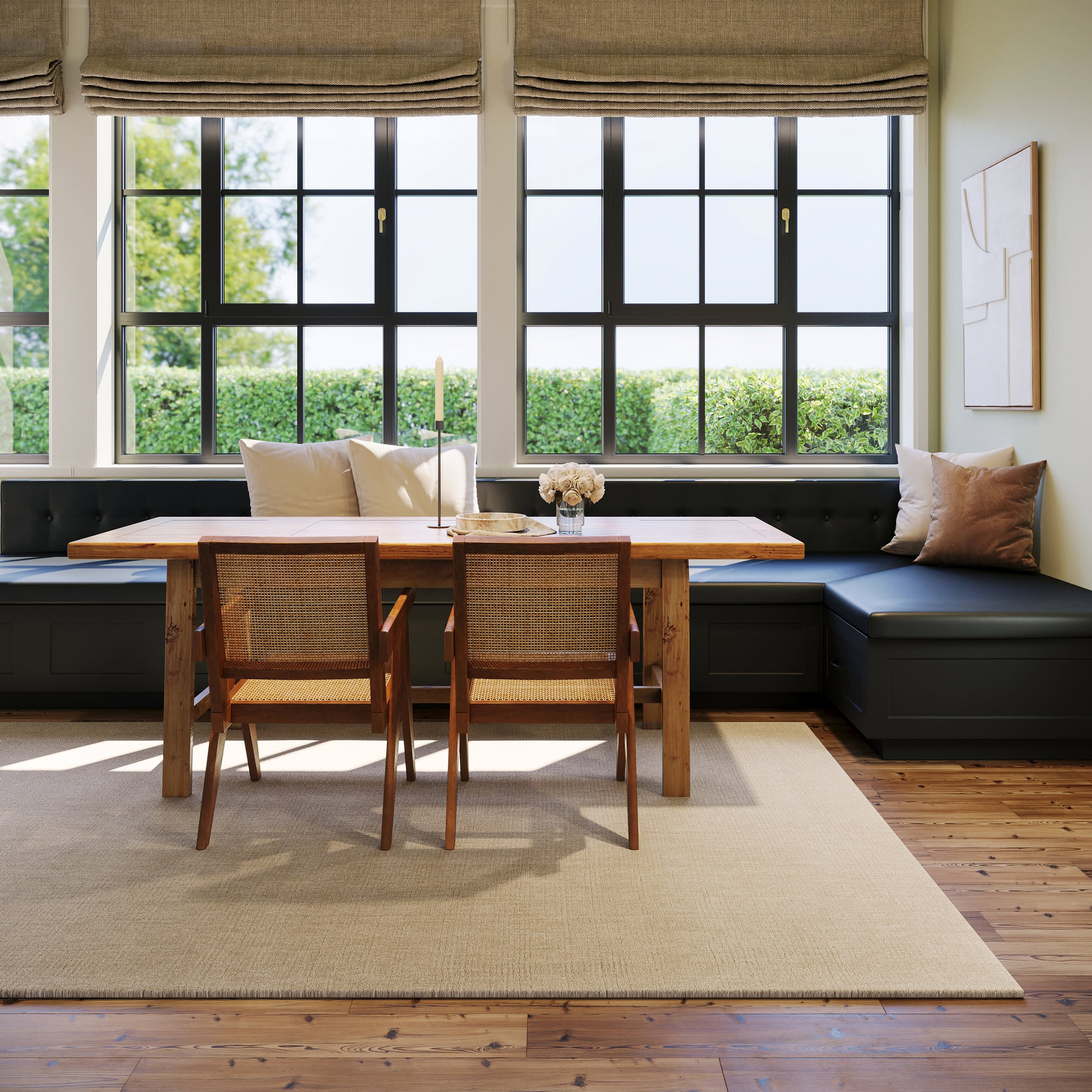 Crosby Solid Wool Rug by Nate Berkus | Beige - Image 7