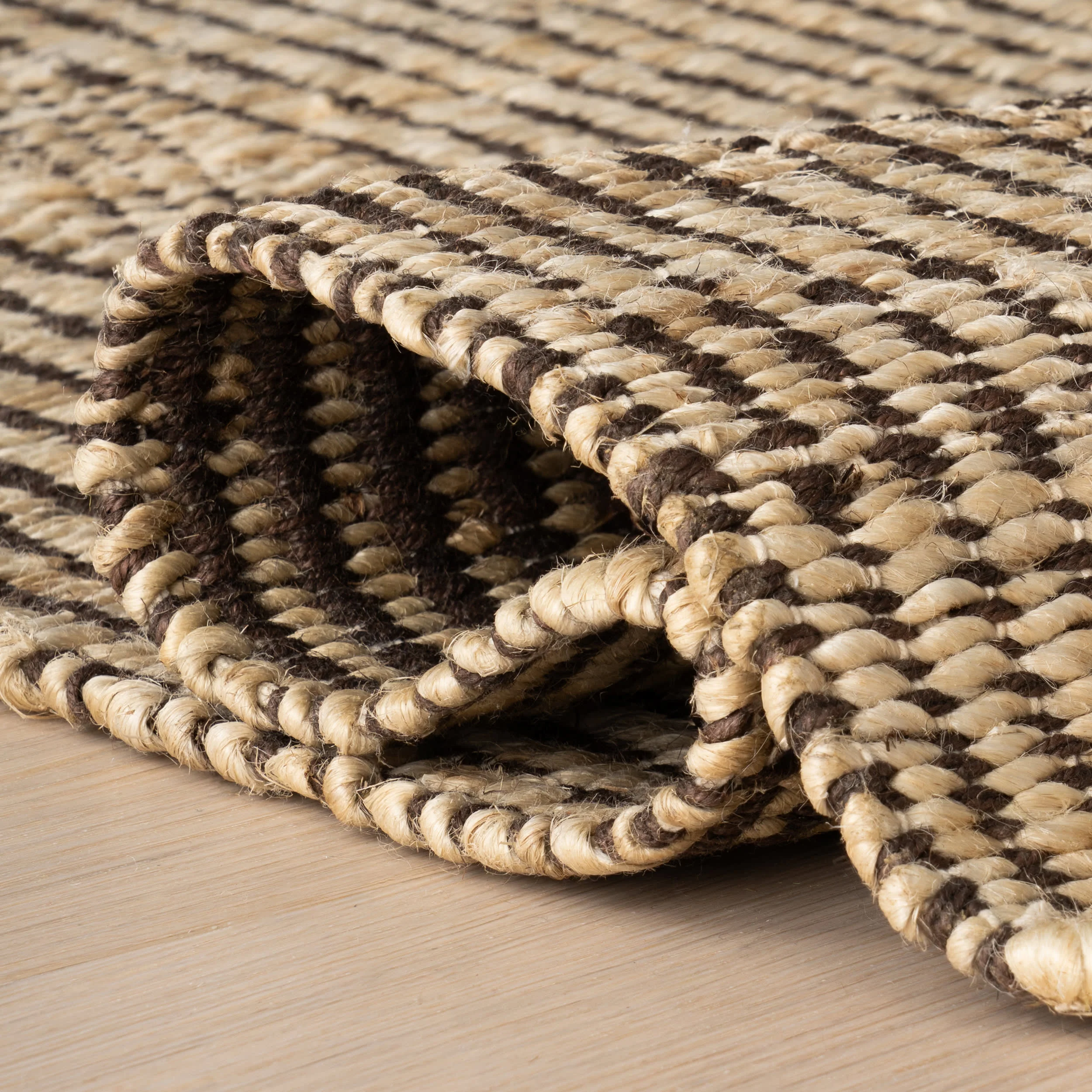 Cyris Trellis Handmade Jute Rug | Neutral - Image 3