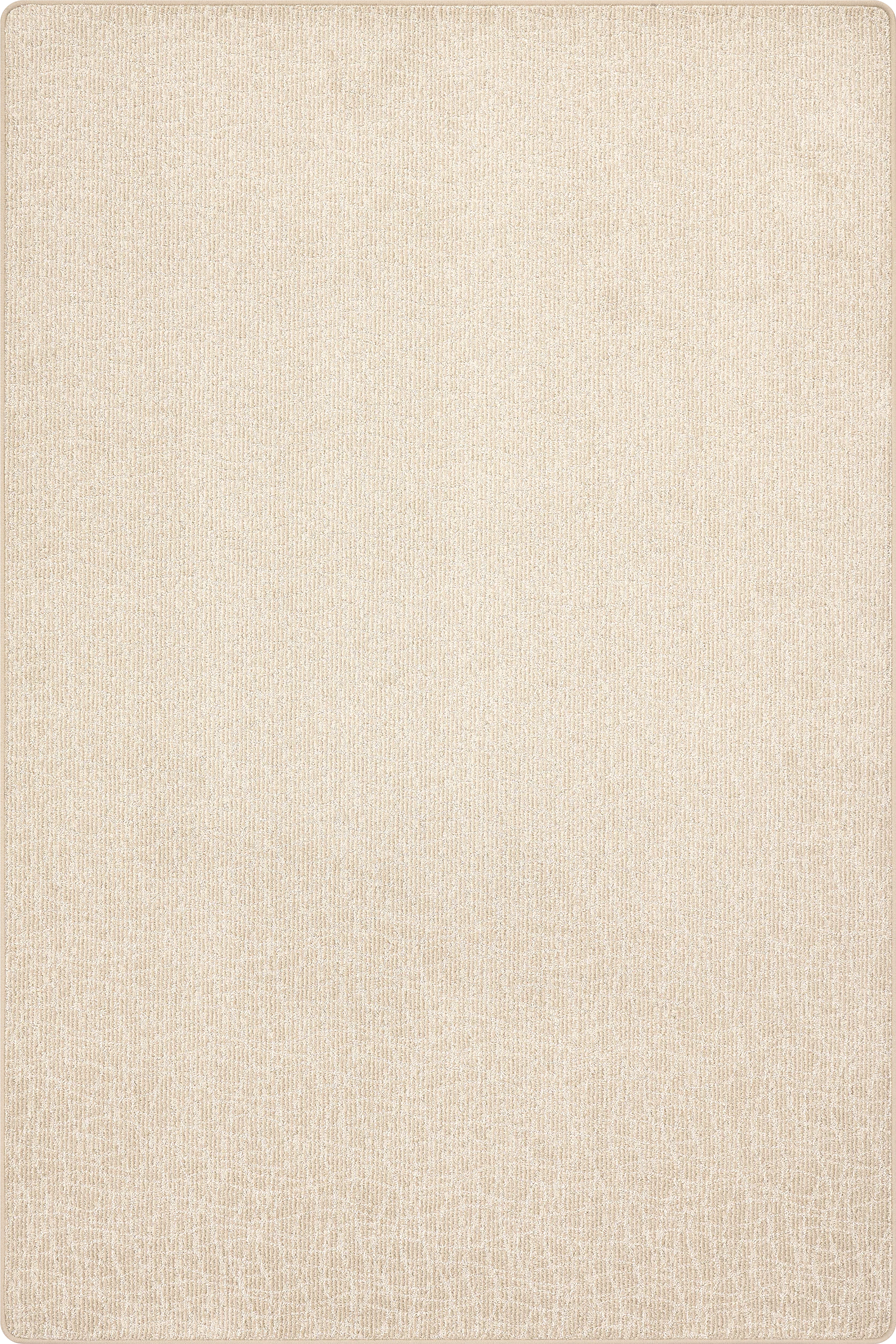 Dunlin Wavy Ridged Custom Rug | Light Brown