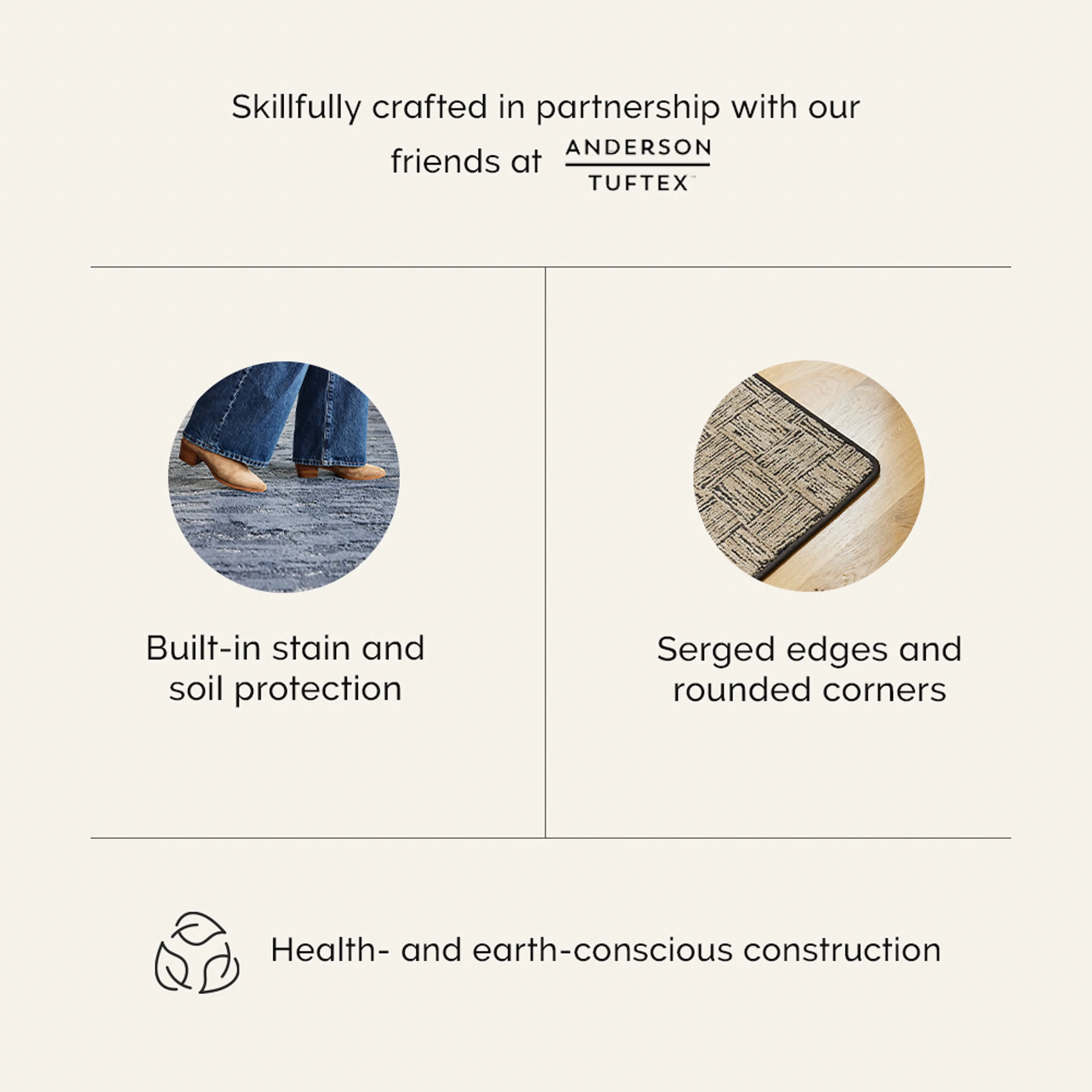 Eider Micro-Crosshatch Custom Rug | Taupe - Image 6