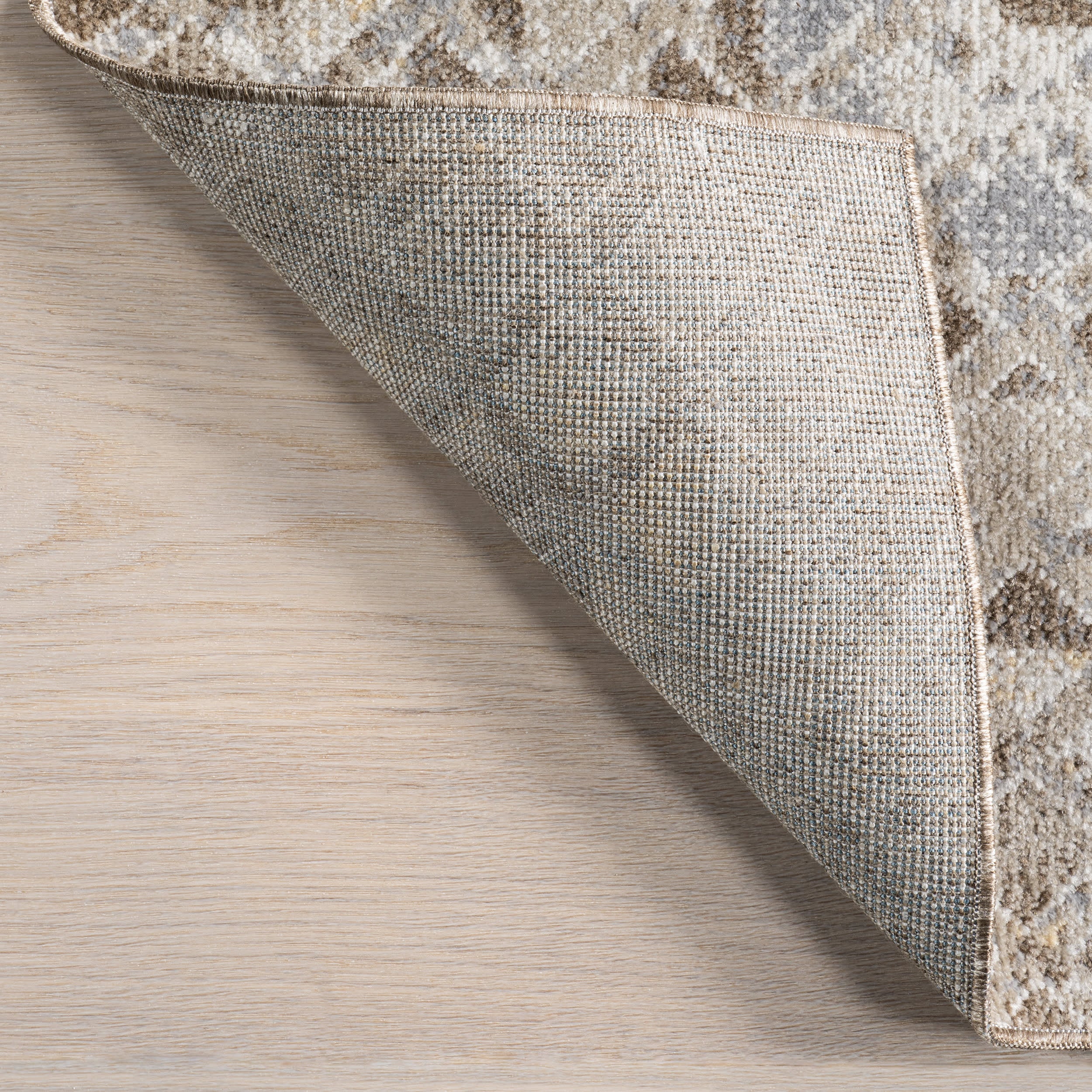 Emmy Washable Geometric Rug | Beige - Image 7