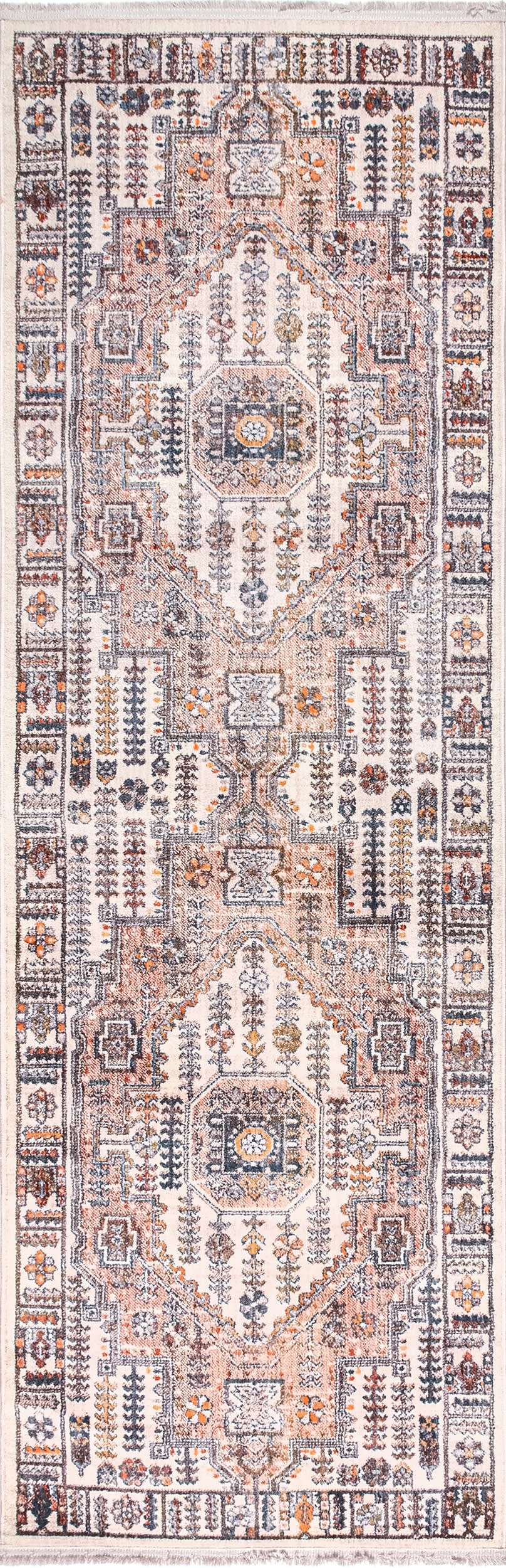 Essence Traditional Bordered Rug | Beige