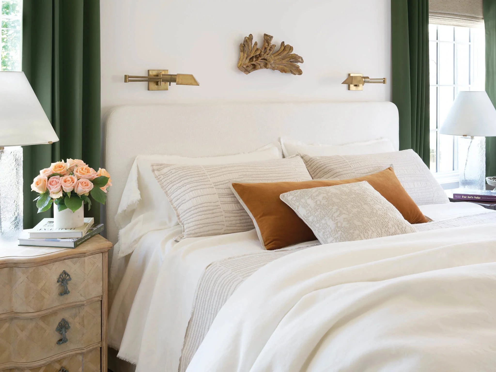 Faye Linen Sham | Dove White