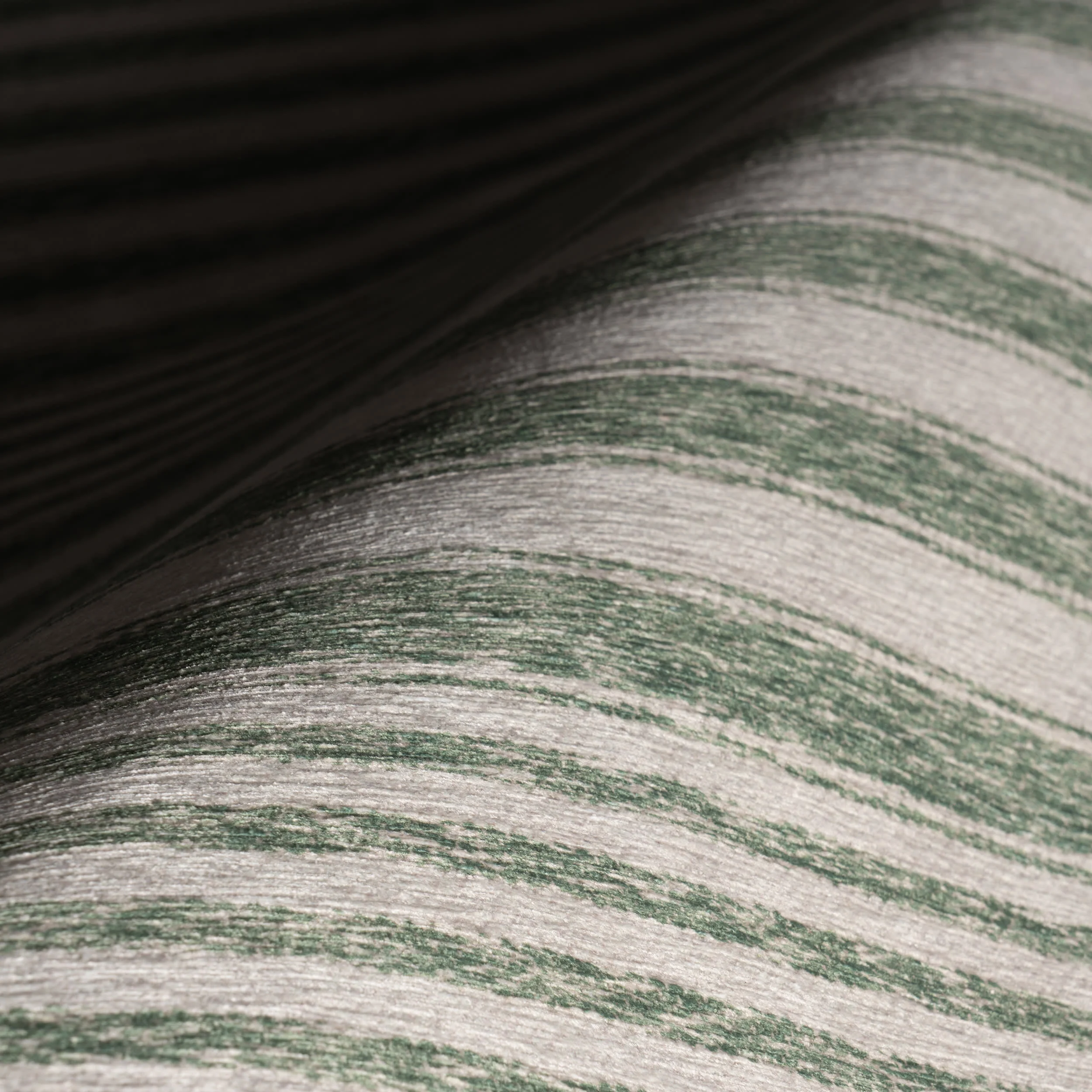 Gillian Striped Machine Washable Rug | Green - Image 4