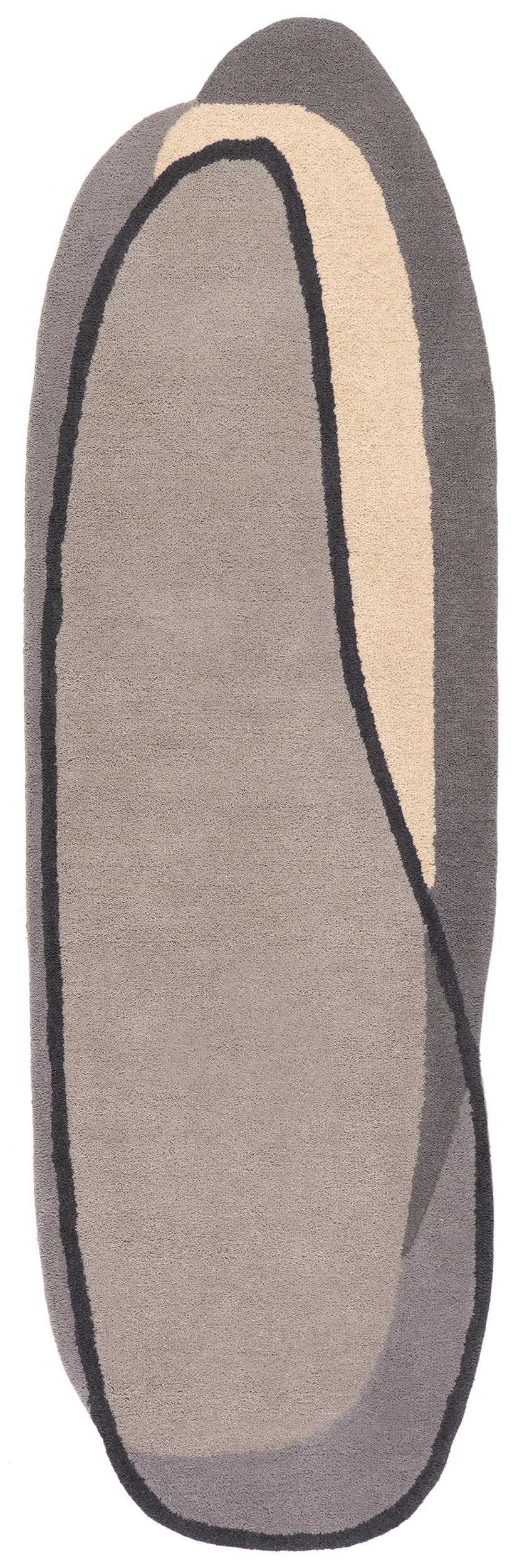 Greenwich Abstract Wool Rug | Grey
