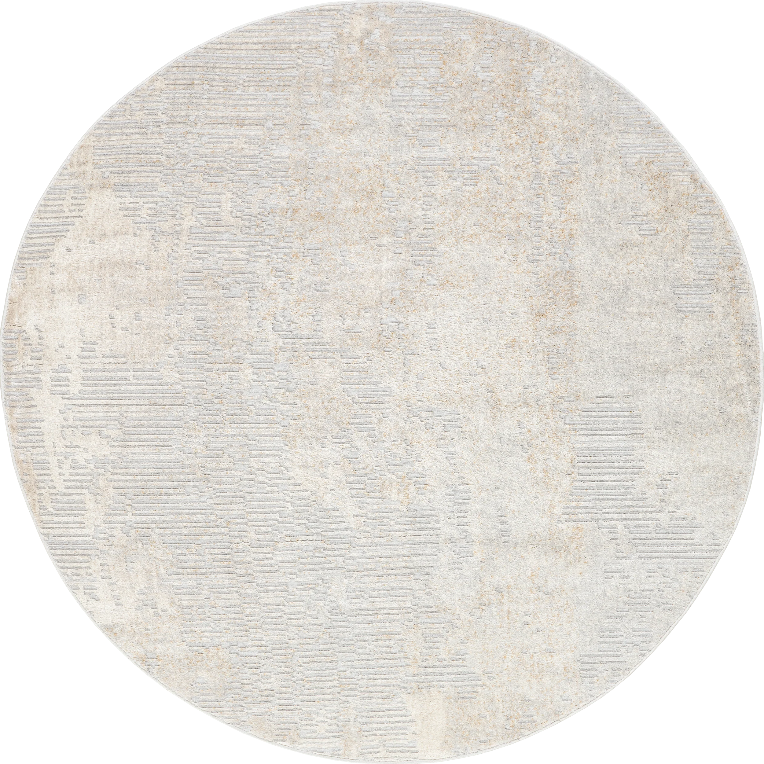 Iris Textured Abstract Rug | Light Grey