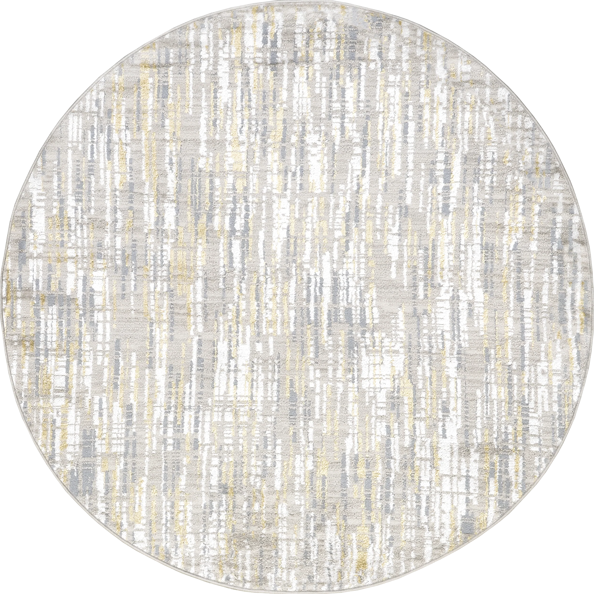 Isabella Crosshatch Abstract Rug | Gold