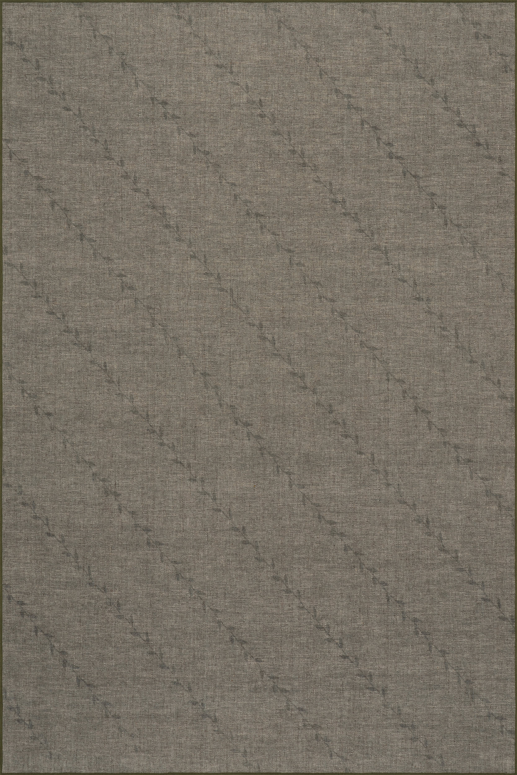 Ivy Floral Washable Rug by Nate Berkus | Charcoal