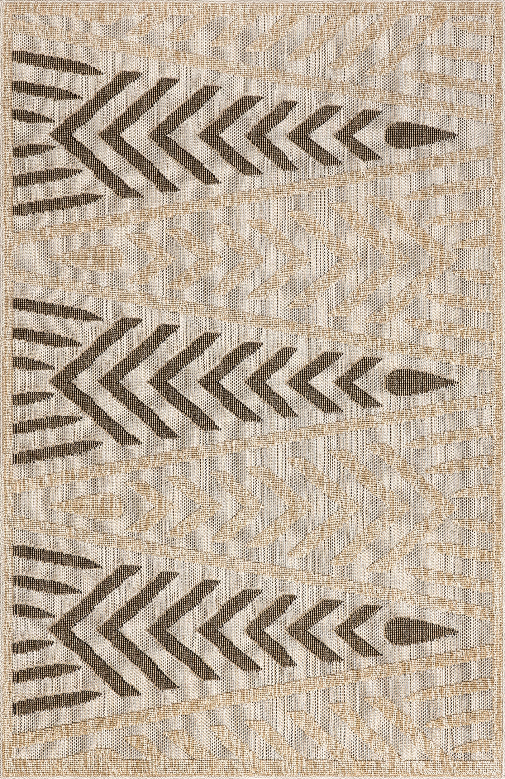 Juni Indoor/Outdoor Waves Rug | Beige