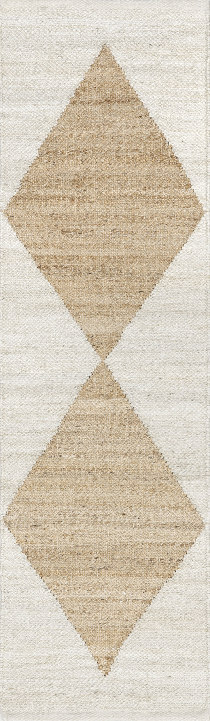 Jute Harlequin Trellis Rug | Ivory