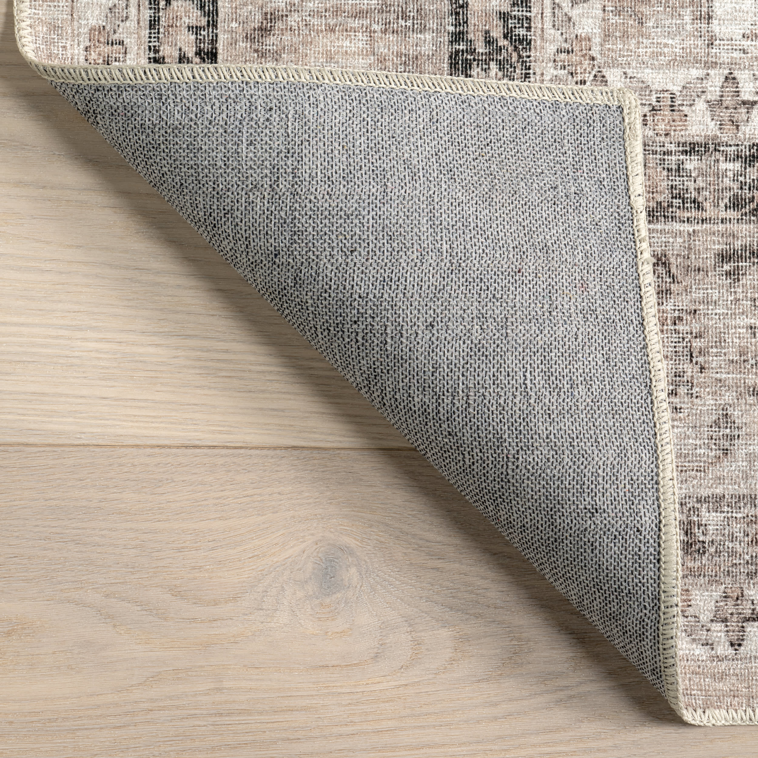 Keyara Spill Proof Washable Rug | Stone - Image 5