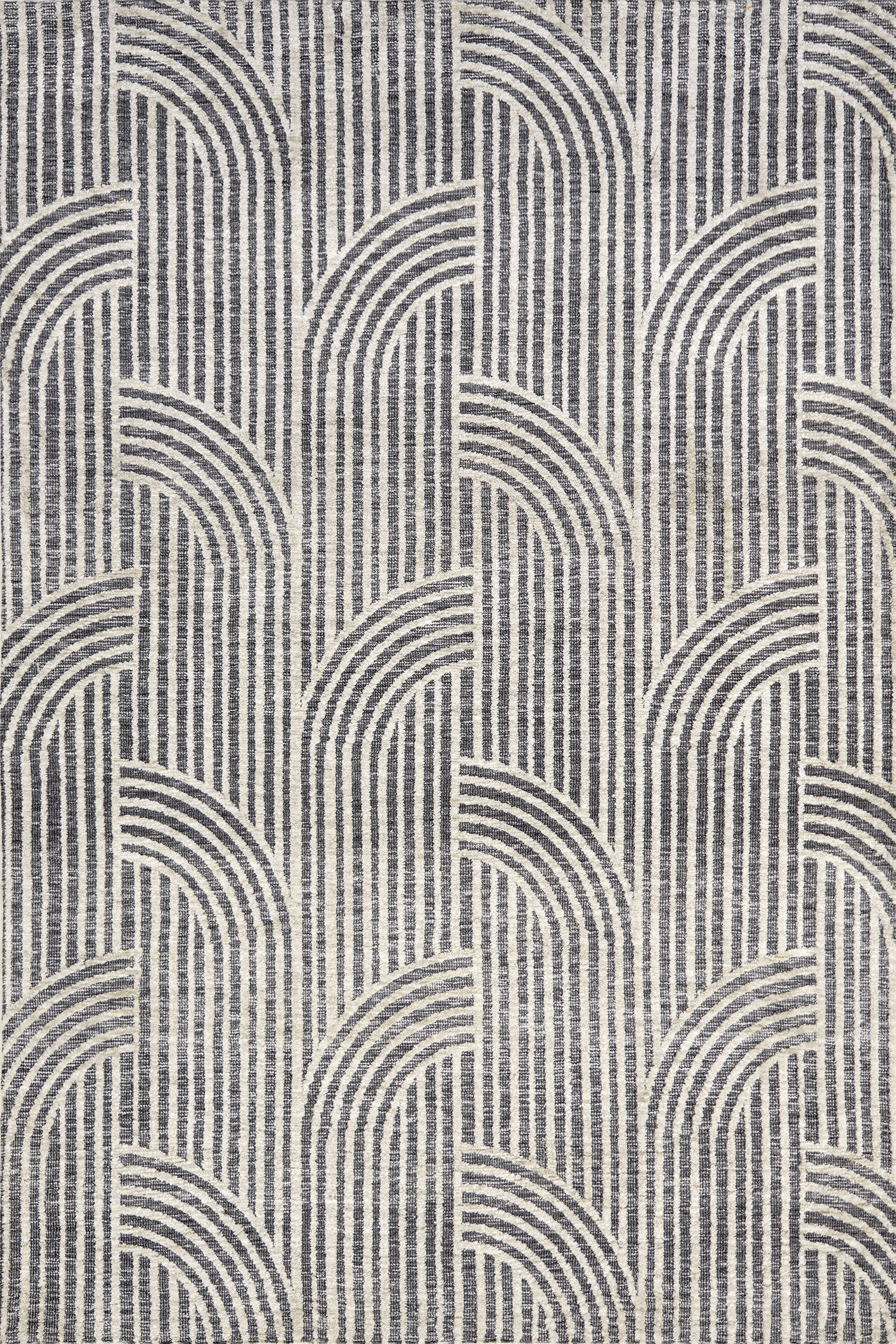 Kirstyn Raised Effect Rug | Dark Grey