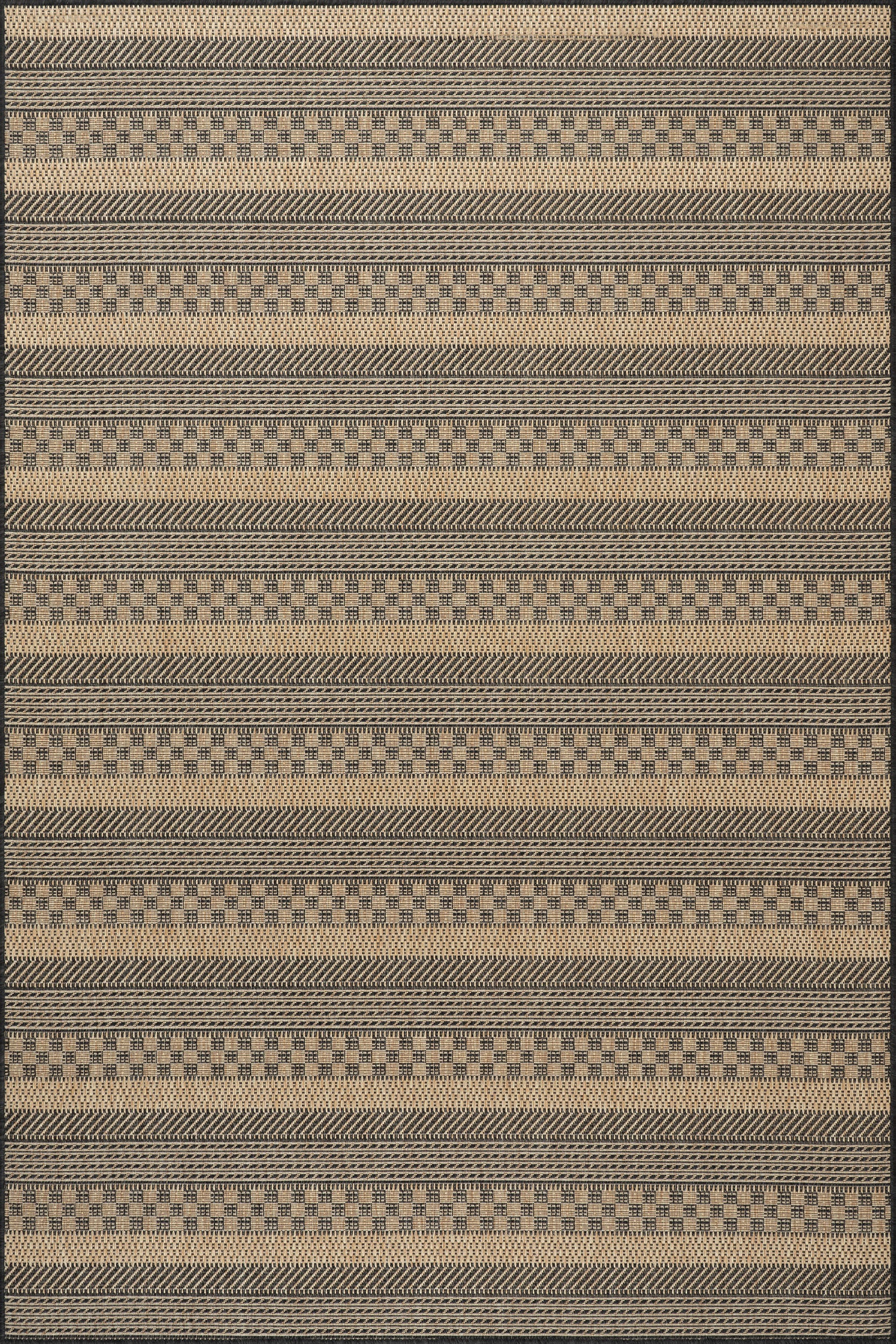 Lysette Striped Indoor/Outdoor Rug | Grey