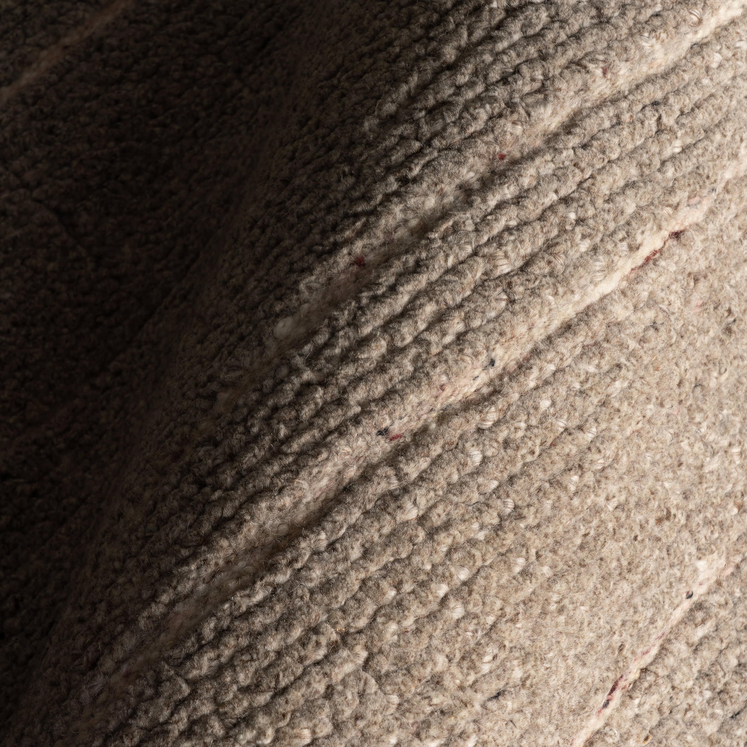 Marnaz Solid Bohemian Rug | Dark Grey - Image 3