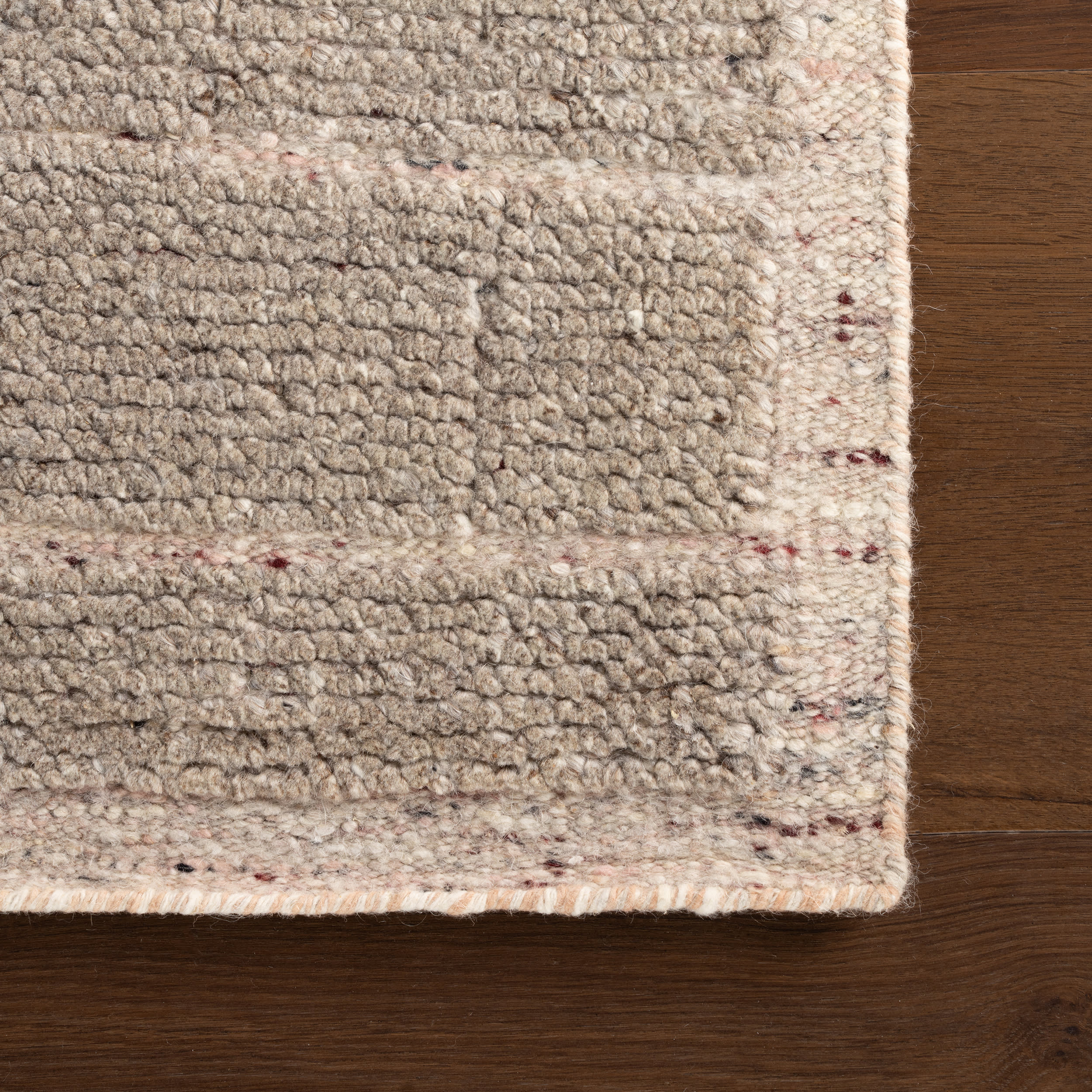 Marnaz Solid Bohemian Rug | Dark Grey - Image 5