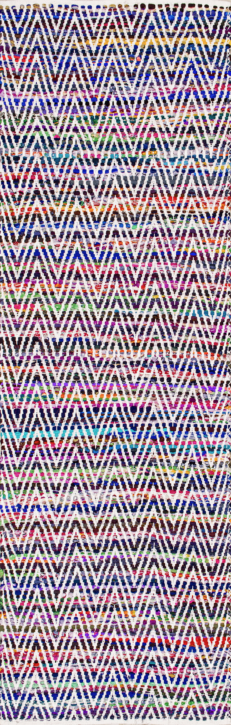 Maxine Chromatic Chevron Rug | Indigo