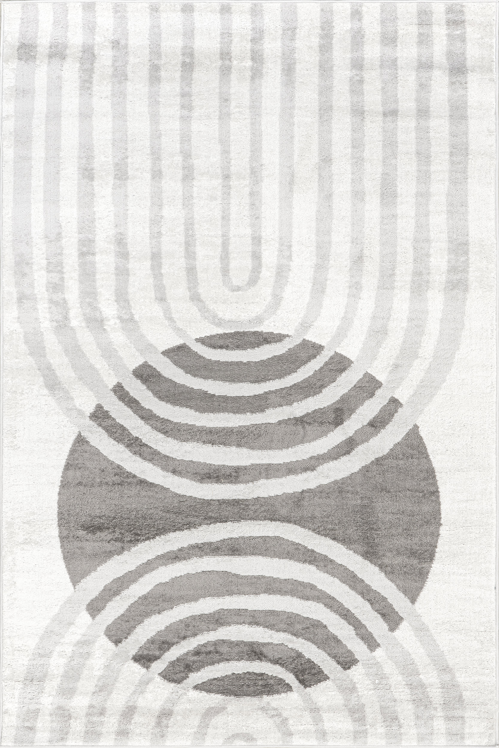 Pearl Contemporary Mars Rug | Grey