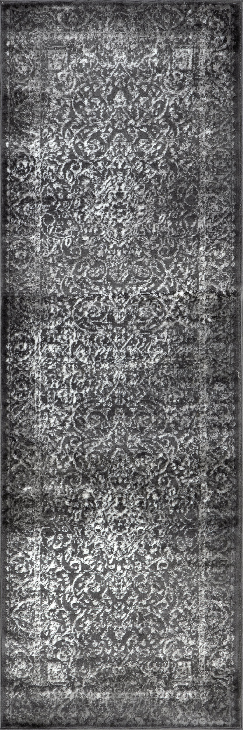 Persian Wreath Rug | Dark Grey