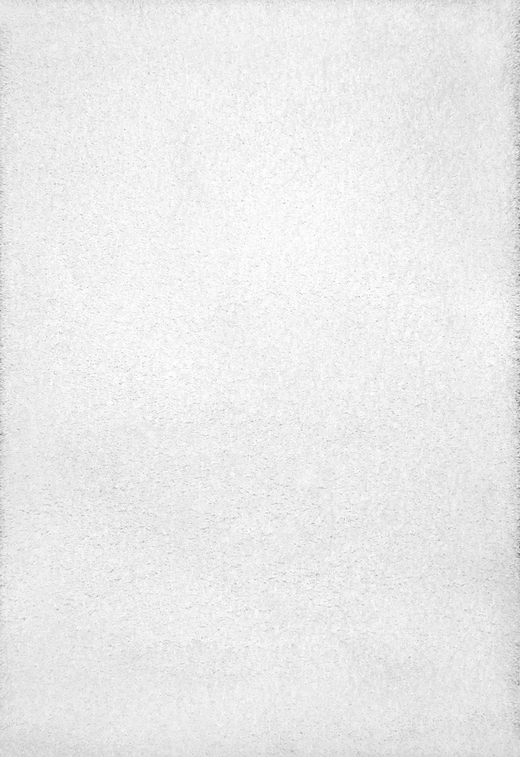 Plus Shag Rug | White