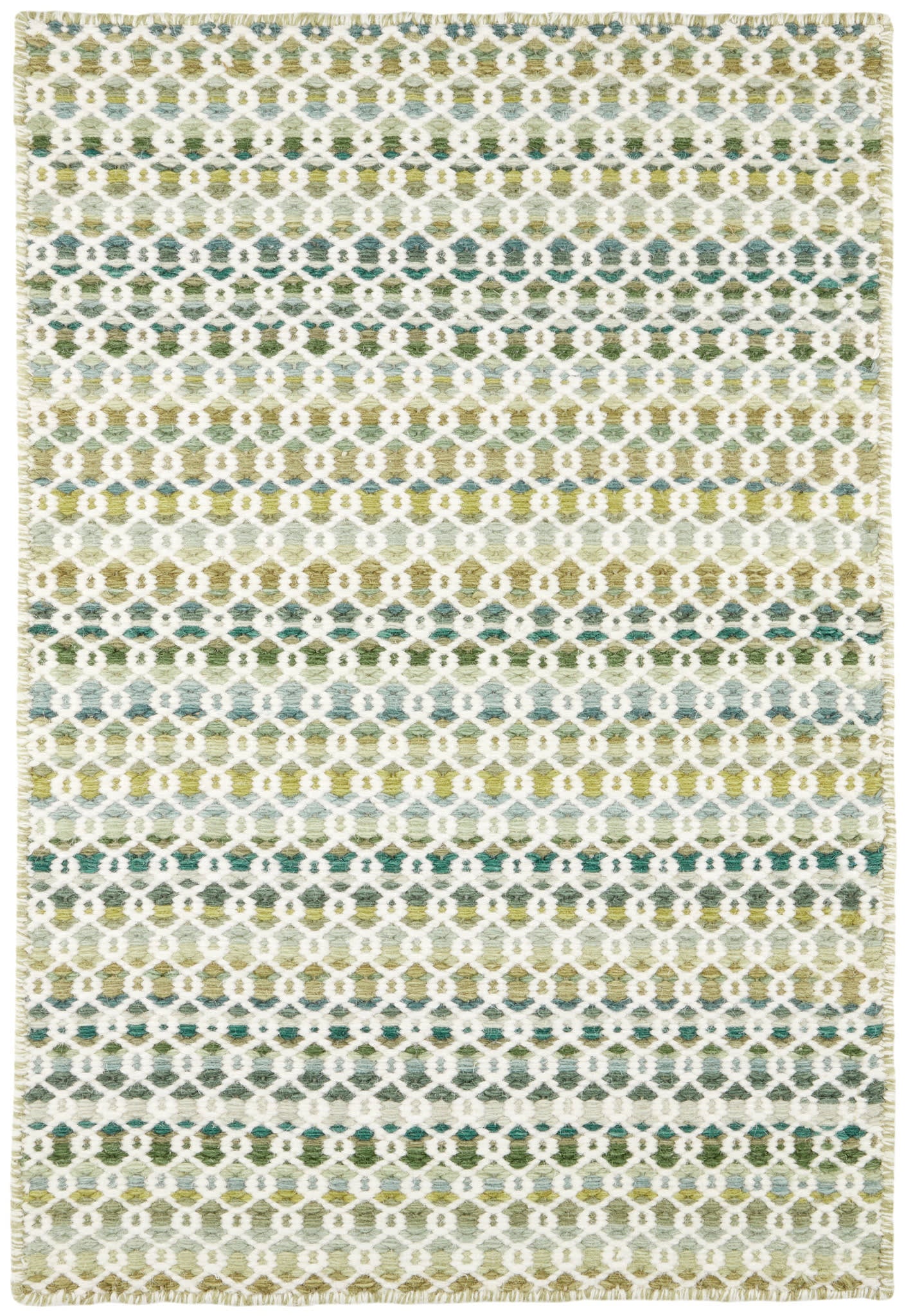 Poppy Handwoven Wool Rug | Moss
