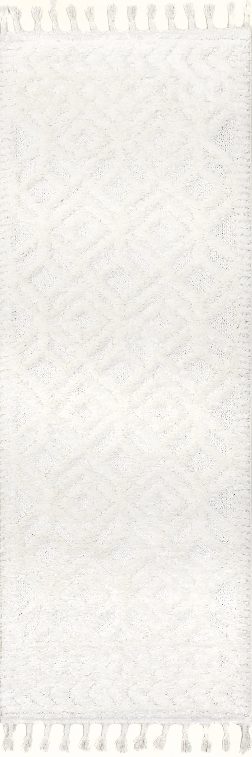 Ramira Raised Trellis Rug | Cream