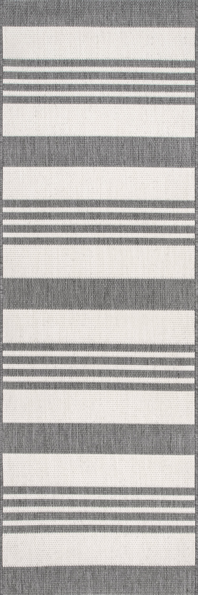 Regency Stripes Indoor/Outdoor Rug | Light Grey