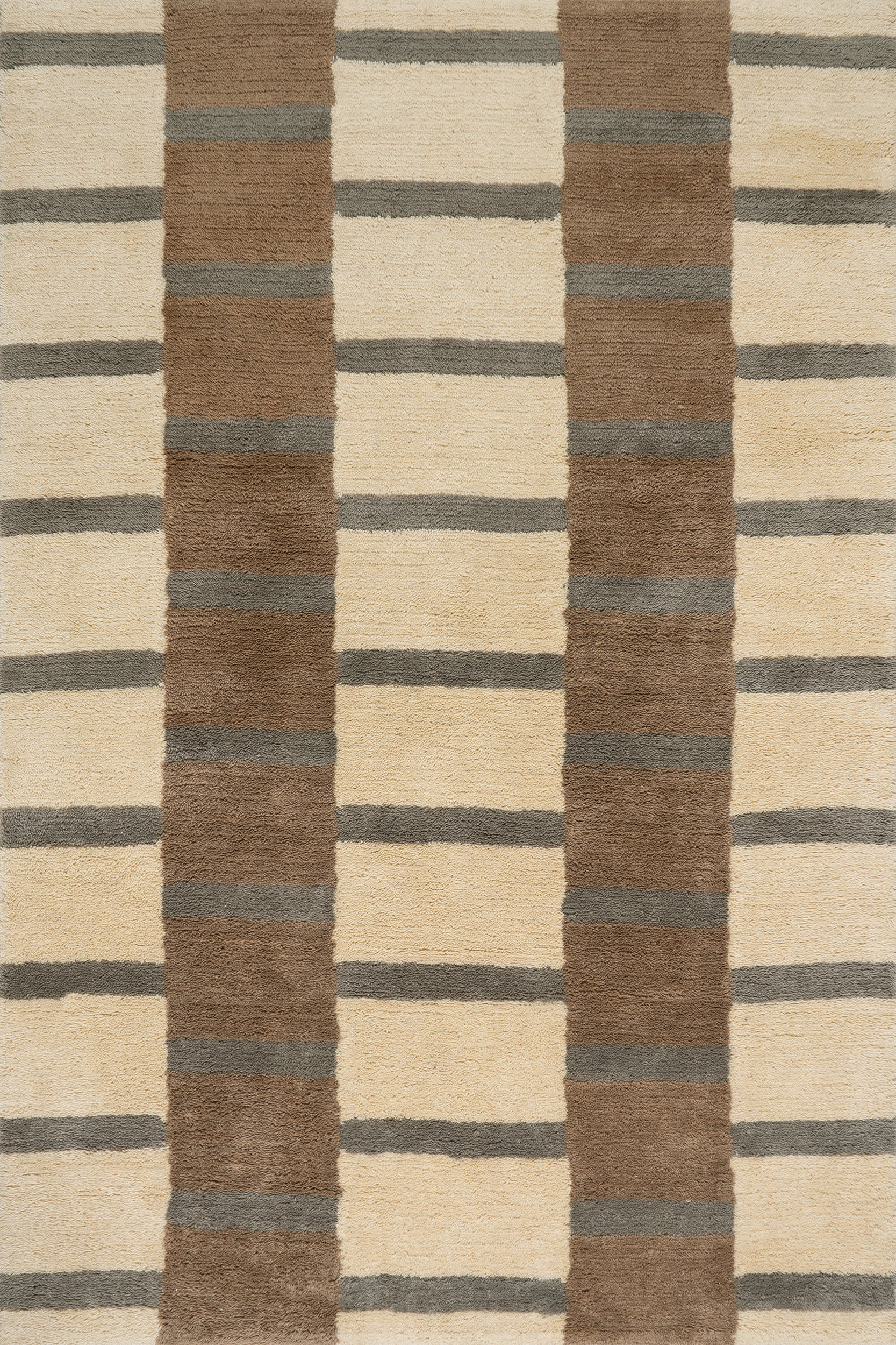 Saga Geometric Rug | Slate Blue