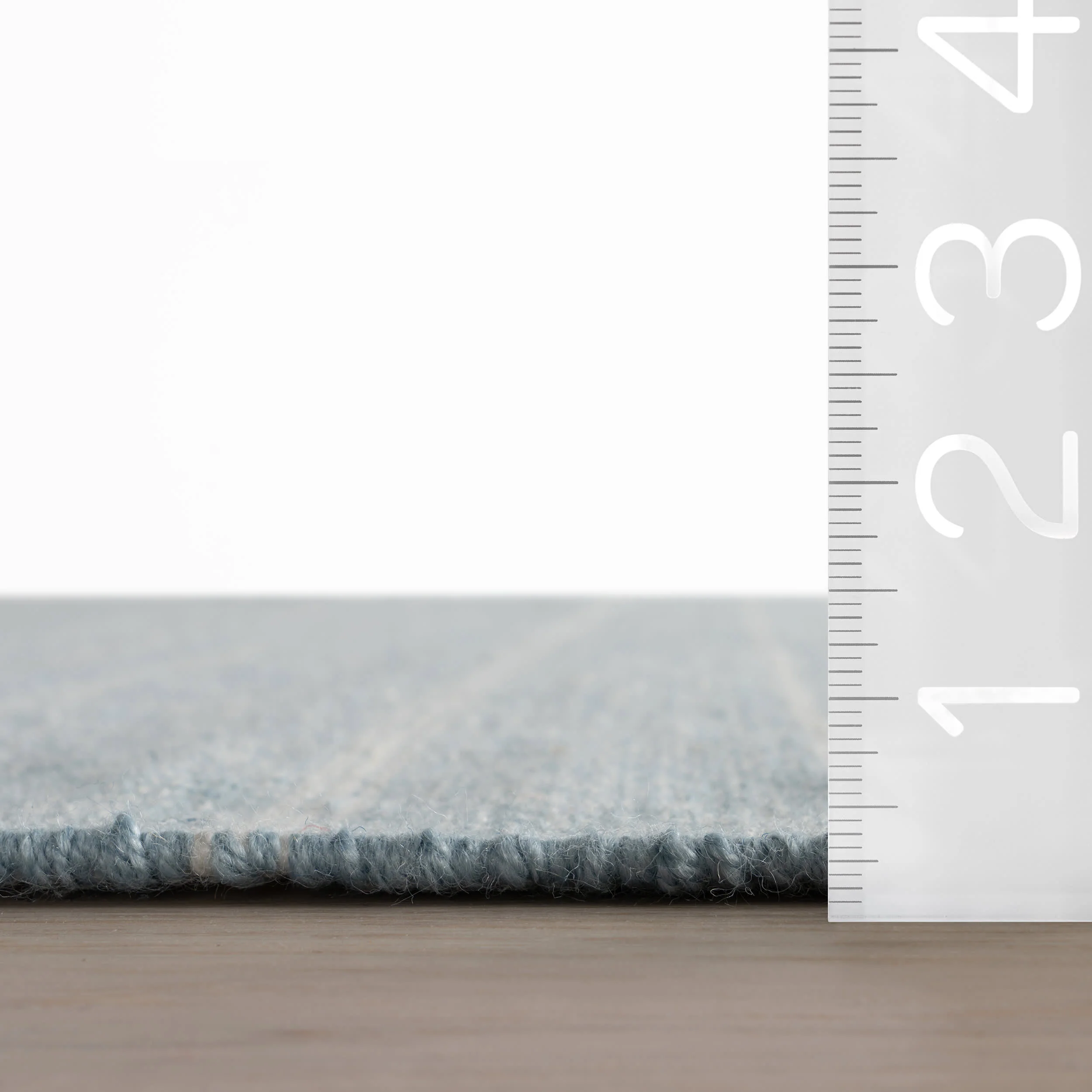 Samson Handwoven Indoor/Outdoor Rug by Bunny Williams | Swedish Blue - Image 5