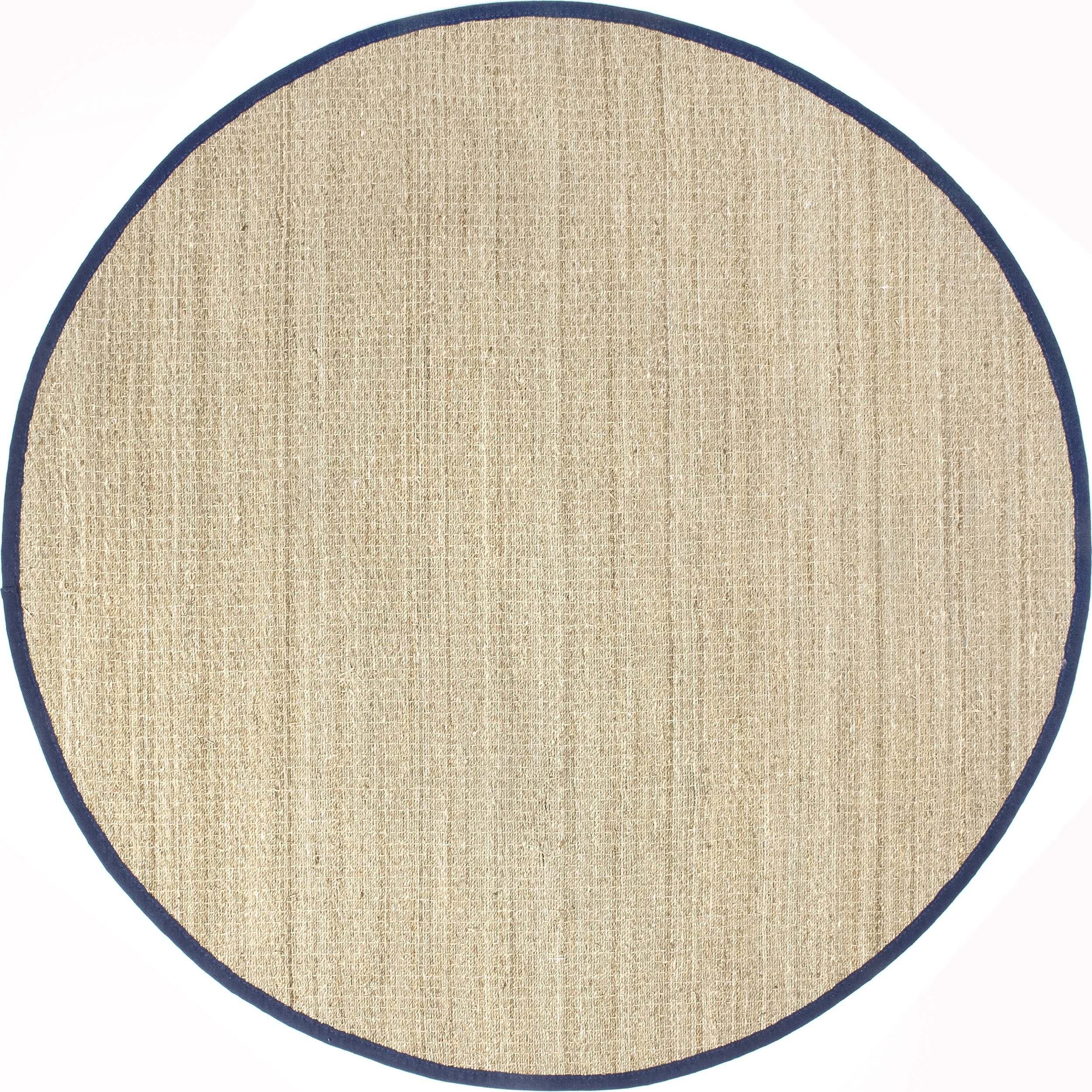 Seagrass with Border Rug | Navy