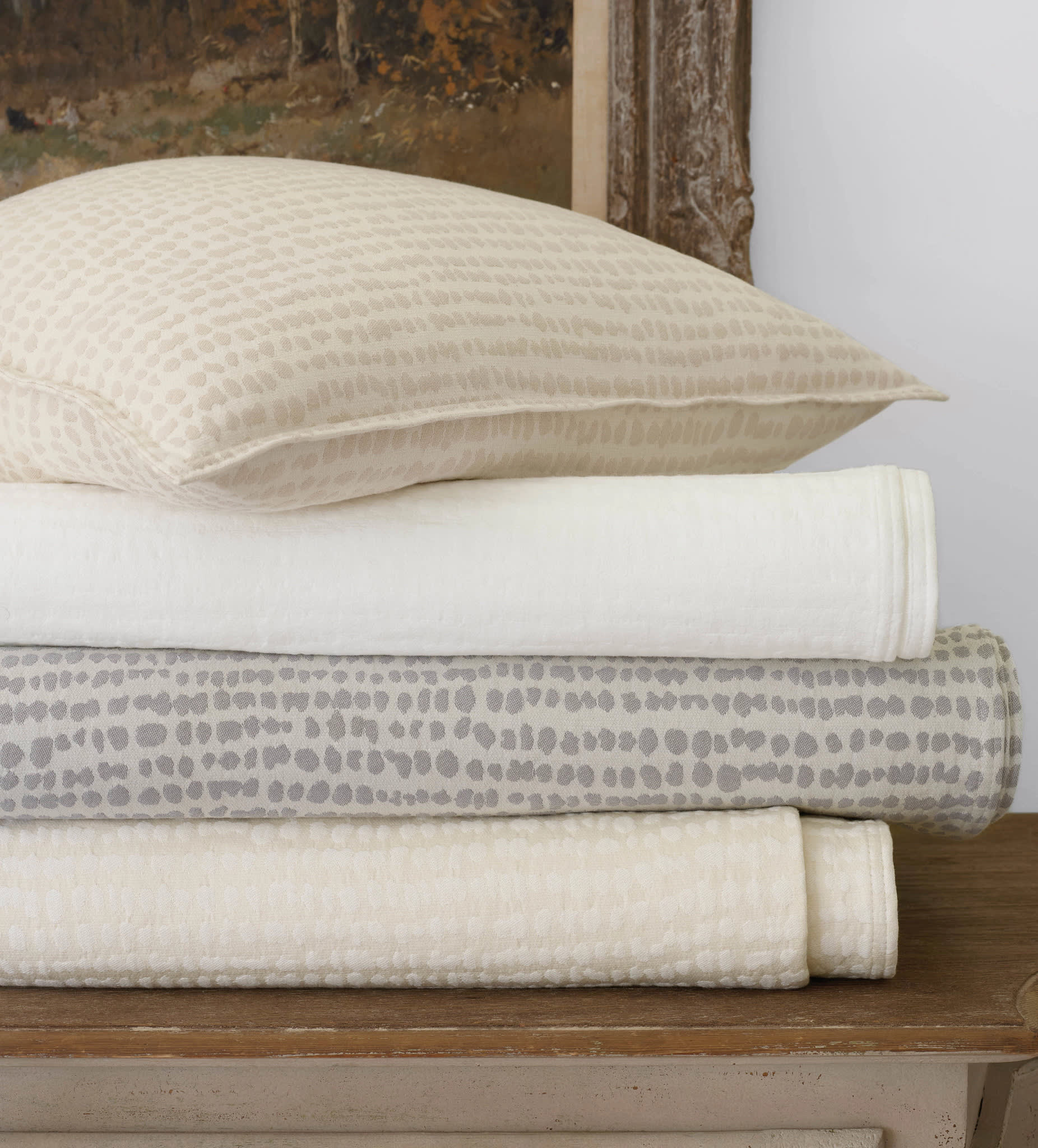 Shepherd Matelasse Coverlet | Ivory - Image 3
