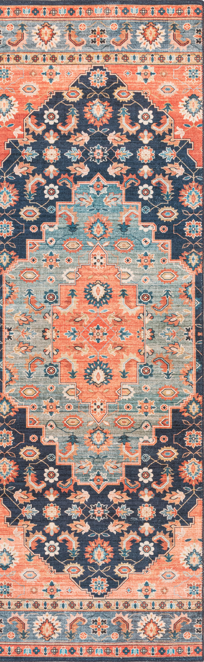 Shyla Washable Southwestern Rug | Blue