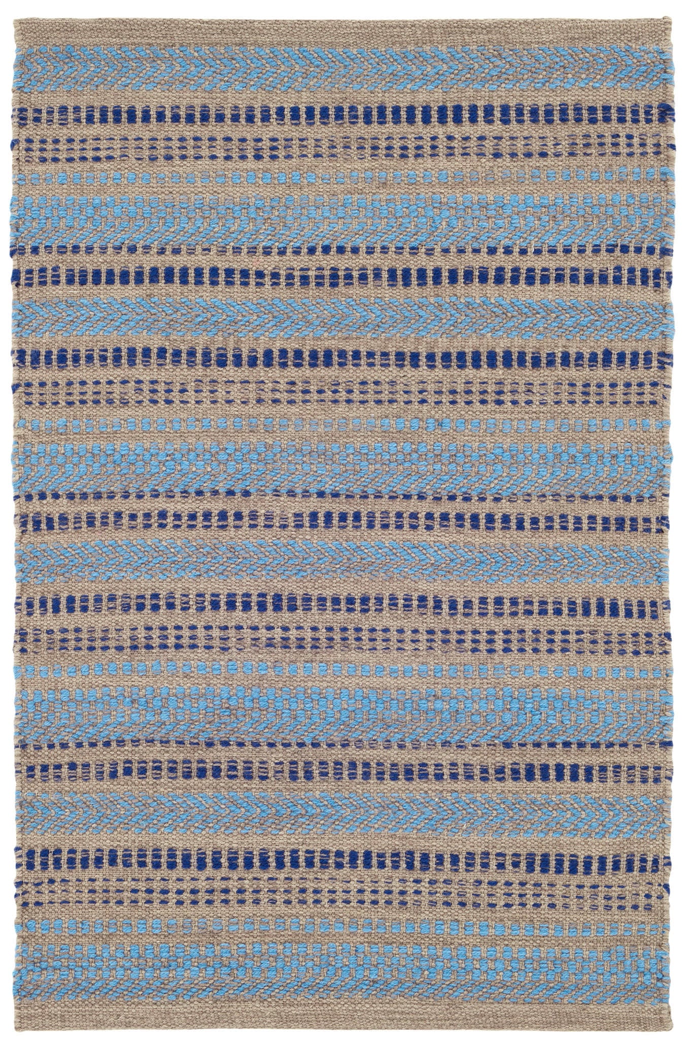 Sooner Than Later Handwoven Indoor/Outdoor Rug | Blue
