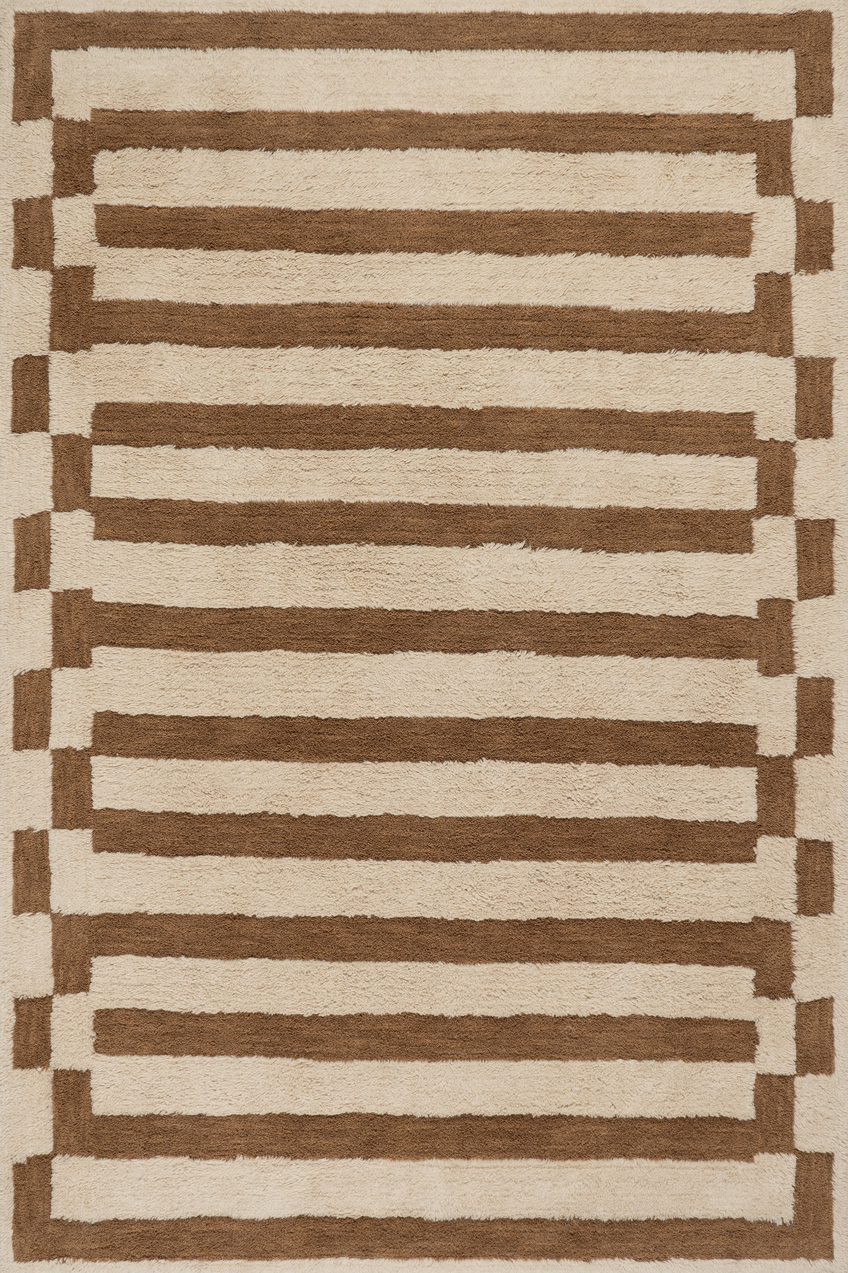 Velaina Handmade Washable Wool Rug | Tan