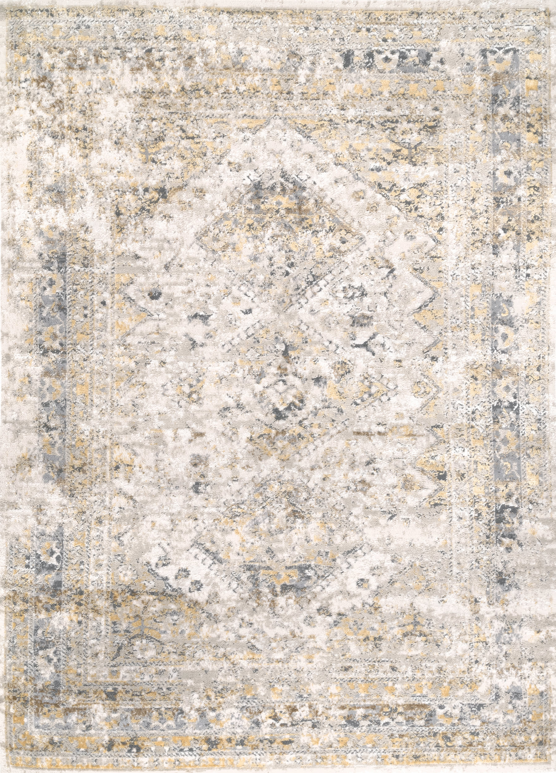 Vintage Medallion Rug | Gold