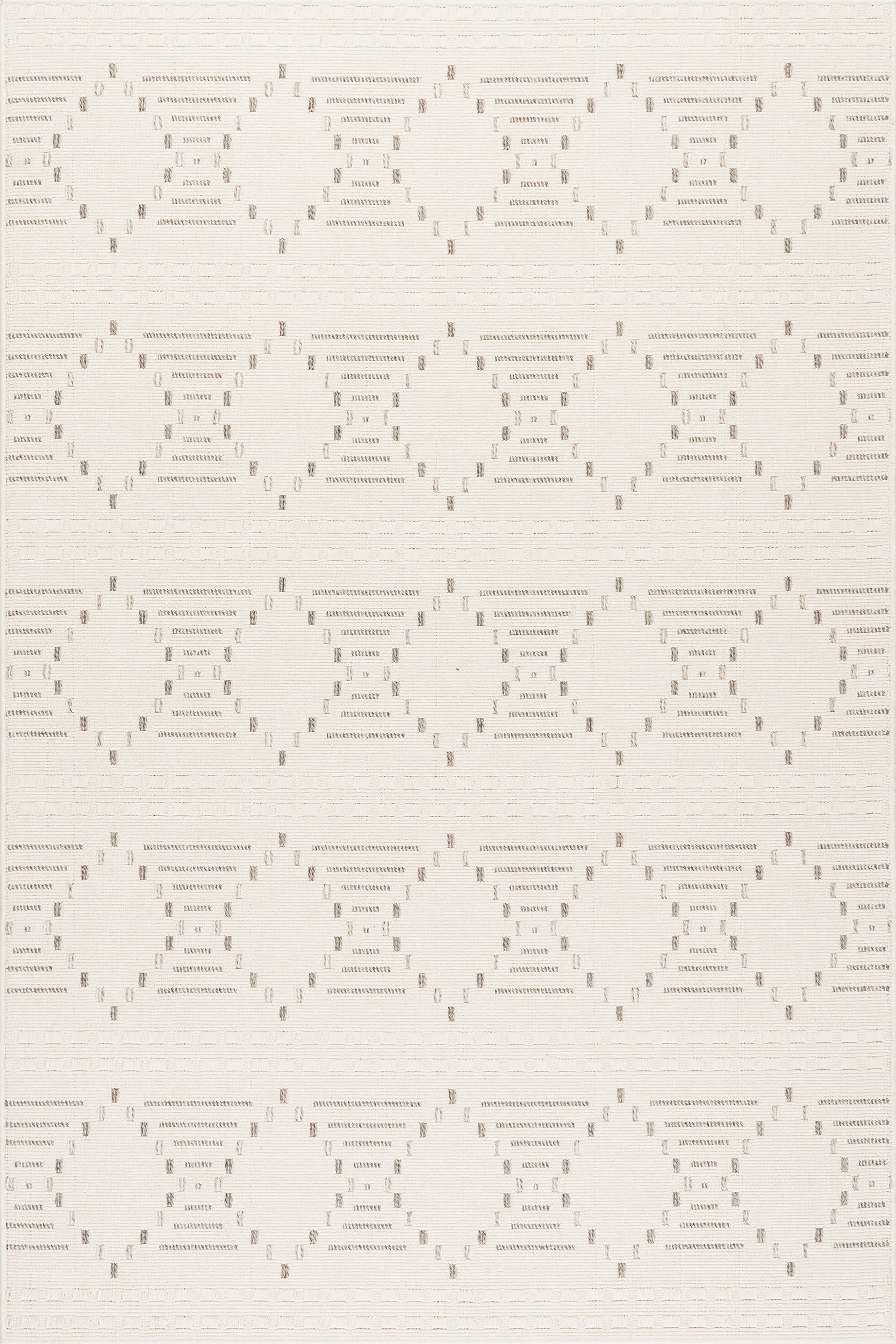 Yareli Hourglass Diamond Indoor/Outdoor Rug | Cream